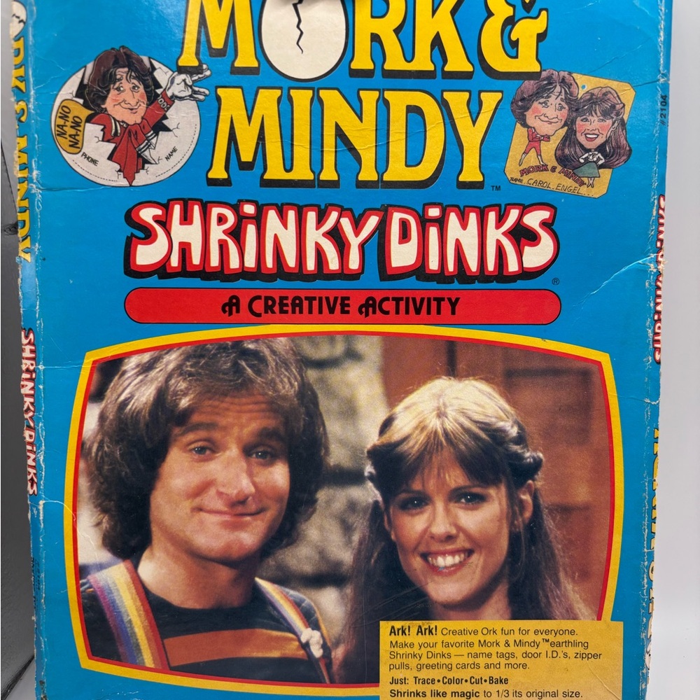 VINTAGE 1979 Mork And Mindy Shrinky Dinks 1979 Robin Williams TV